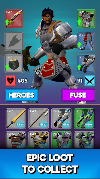 Скачать UnderKnight: One Thumb Warrior с модом — Много денег — скриншот 2