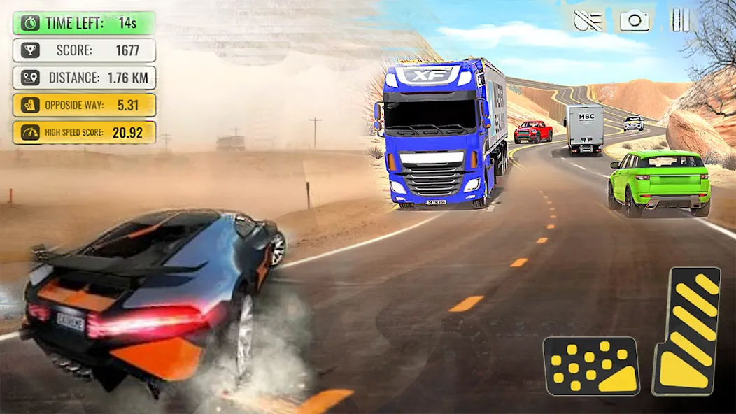 Car Highway Racing for Speed MOD APK — Много денег — скриншот 4