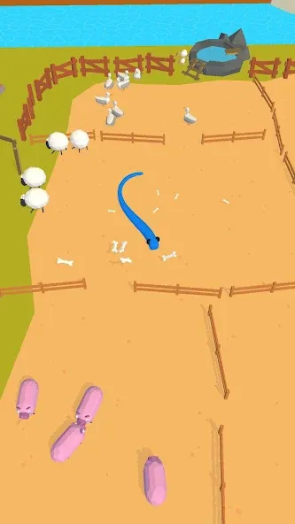 Скачать Snake Crusher на Андроид — Много денег и без рекламы — скриншот 1