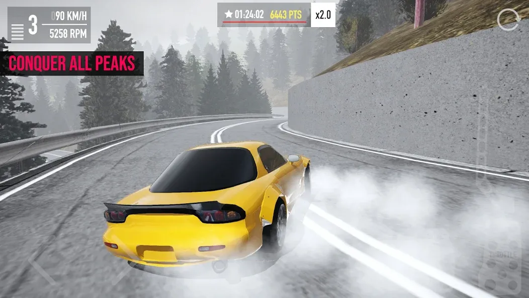 The Touge MOD — Много денег на Андроид — скриншот 2