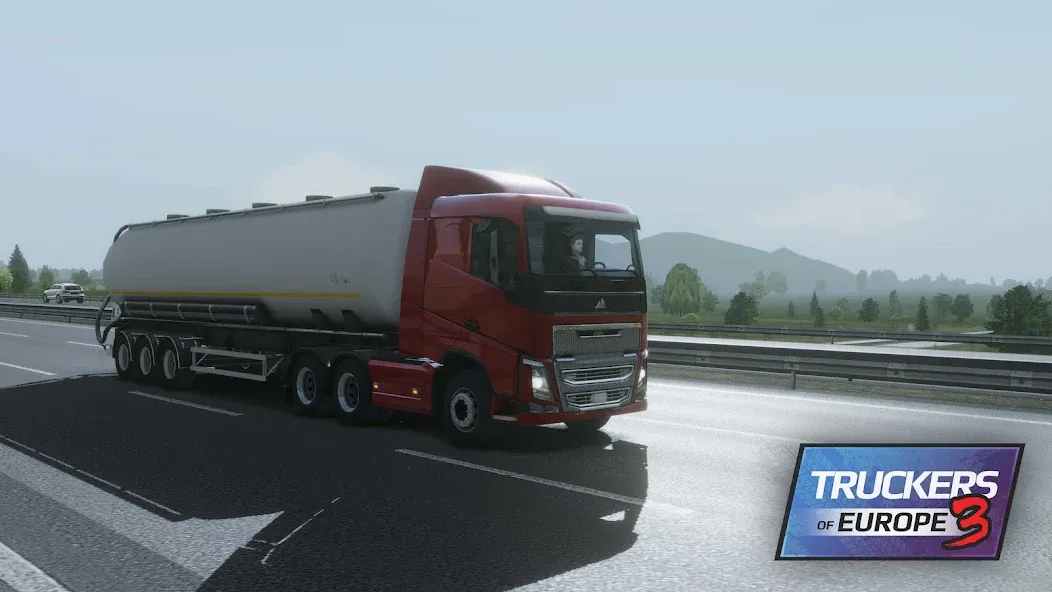 Скачать взломанную Truckers of Europe 3 — Много денег и всё открыто — скриншот 1