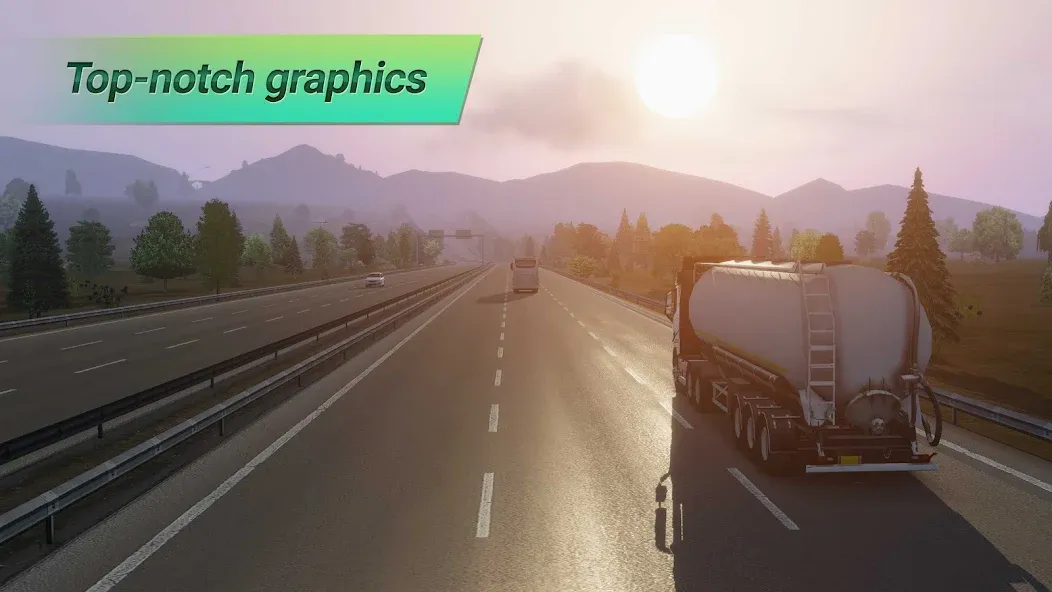 Скачать взломанную Truckers of Europe 3 — Много денег и всё открыто — скриншот 3