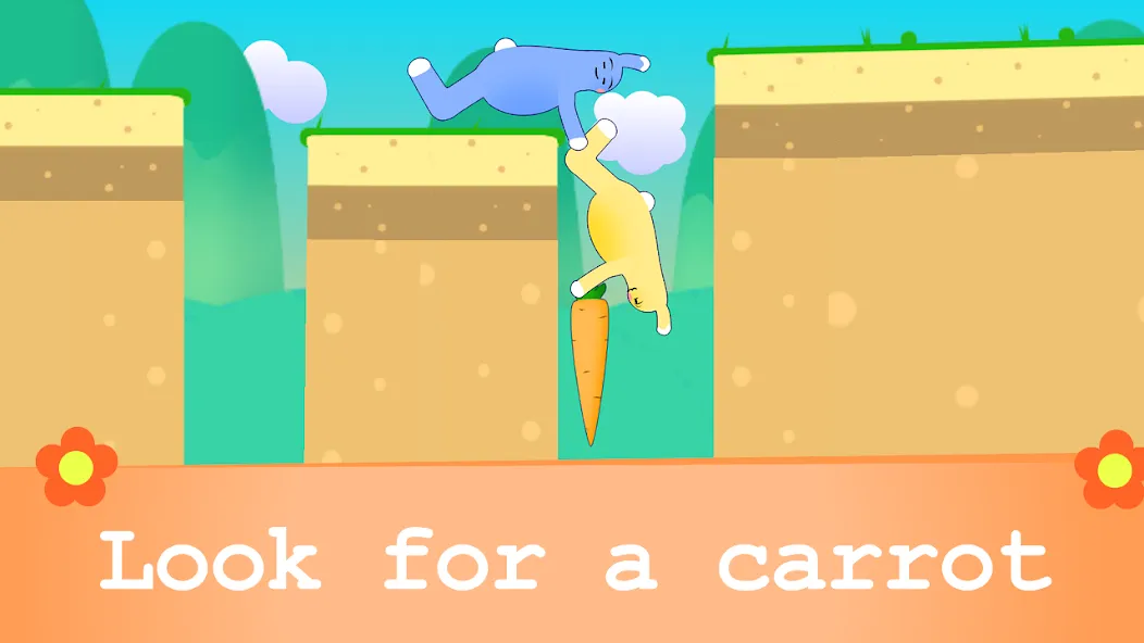Скачать Puper Bunny Duo MOD APK — Бесконечные деньги — скриншот 2