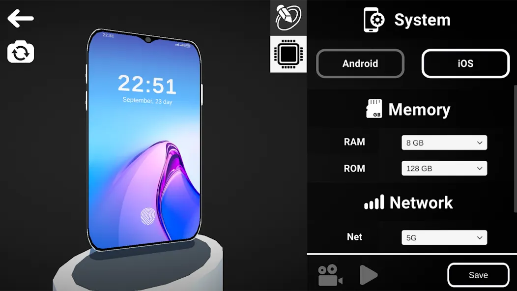Скачать Phone Simulator - 3D Maker (Мод: Много денег) на Андроид — скриншот 1