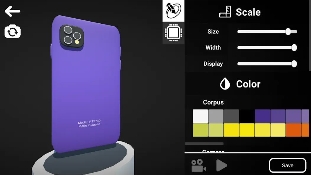 Скачать Phone Simulator - 3D Maker (Мод: Много денег) на Андроид — скриншот 2