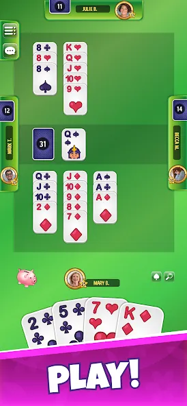 Burraco - Online, multiplayer на Андроид — Мод Много денег — скриншот 1
