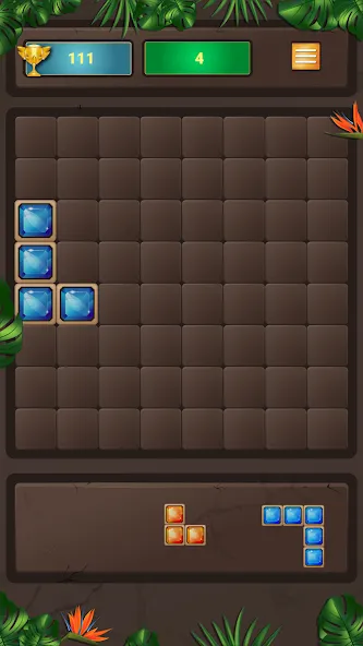 Взломанная Block Puzzle на Андроид — Все разблокировано — скриншот 3