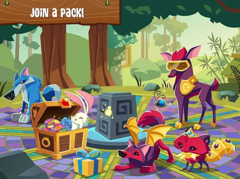 Скачать Animal Jam — Последняя версия (Всё открыто) — скриншот 2
