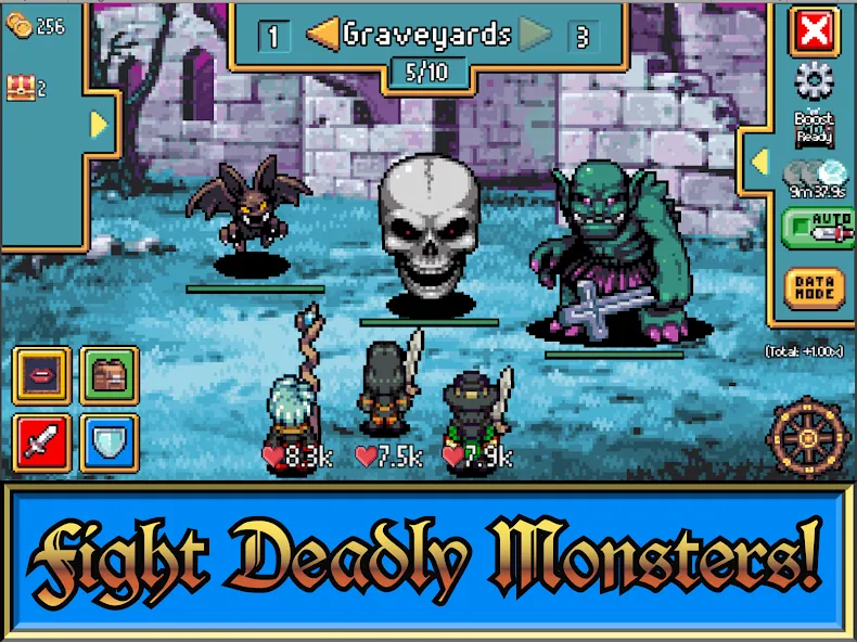 Wizard's Wheel 2: Idle RPG на Андроид — Много денег и бесконечные кристаллы — скриншот 1 Wizard's Wheel 2: Idle RPG на Андроид — Много денег и бесконечные кристаллы — скриншот 1