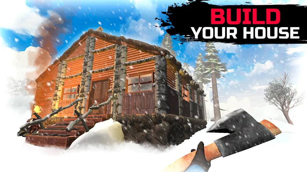 WinterCraft: Survival Forest — Мод: Бескрайние ресурсы — скриншот 1