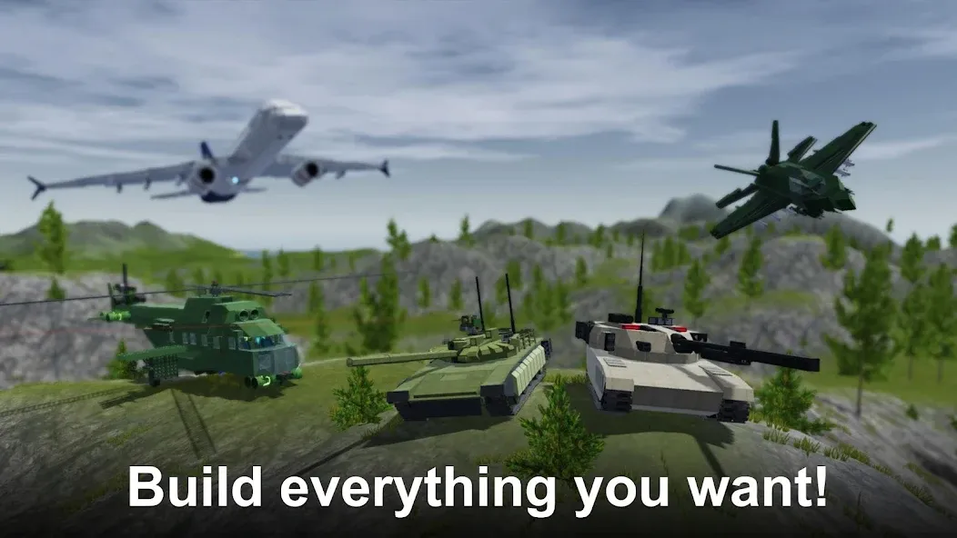 Скачать Sandbox World - 3D mechanics на Android — Разблокированы все предметы — скриншот 1 Скачать Sandbox World - 3D mechanics на Android — Разблокированы все предметы — скриншот 1