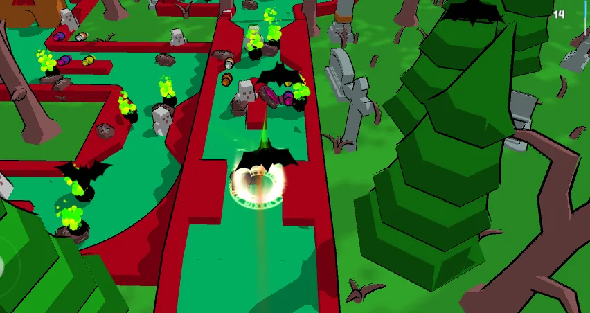 Скачать MiniGolf Madness: Halloween на Android — Много денег и без рекламы — скриншот 4