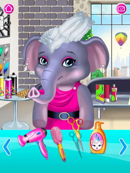 Beauty salon: hair salon на Андроид — Много денег — скриншот 1
