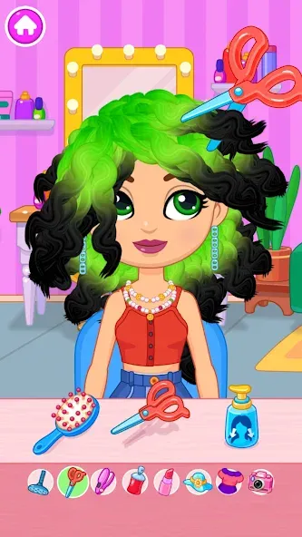 Скачать Hair salon MOD APK — Много денег — скриншот 1