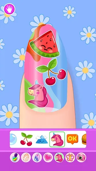 Nail salon MOD APK на Android — Все открыто — скриншот 3 Nail salon MOD APK на Android — Все открыто — скриншот 3