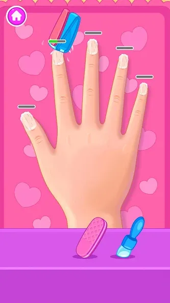Nail salon MOD APK на Android — Все открыто — скриншот 5