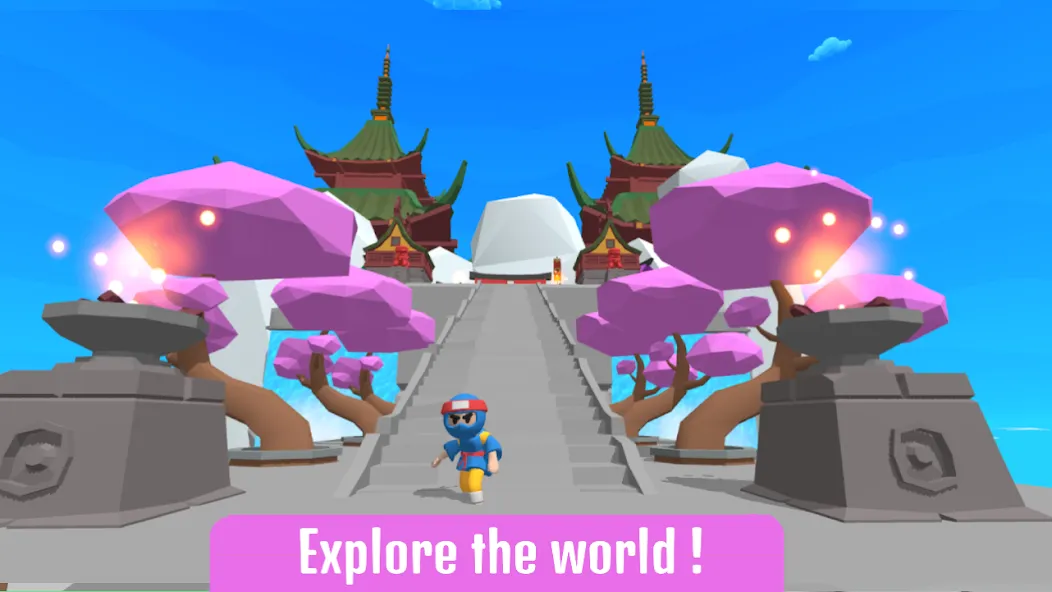 Ninja World Adventure — Мод: Много денег — скриншот 3