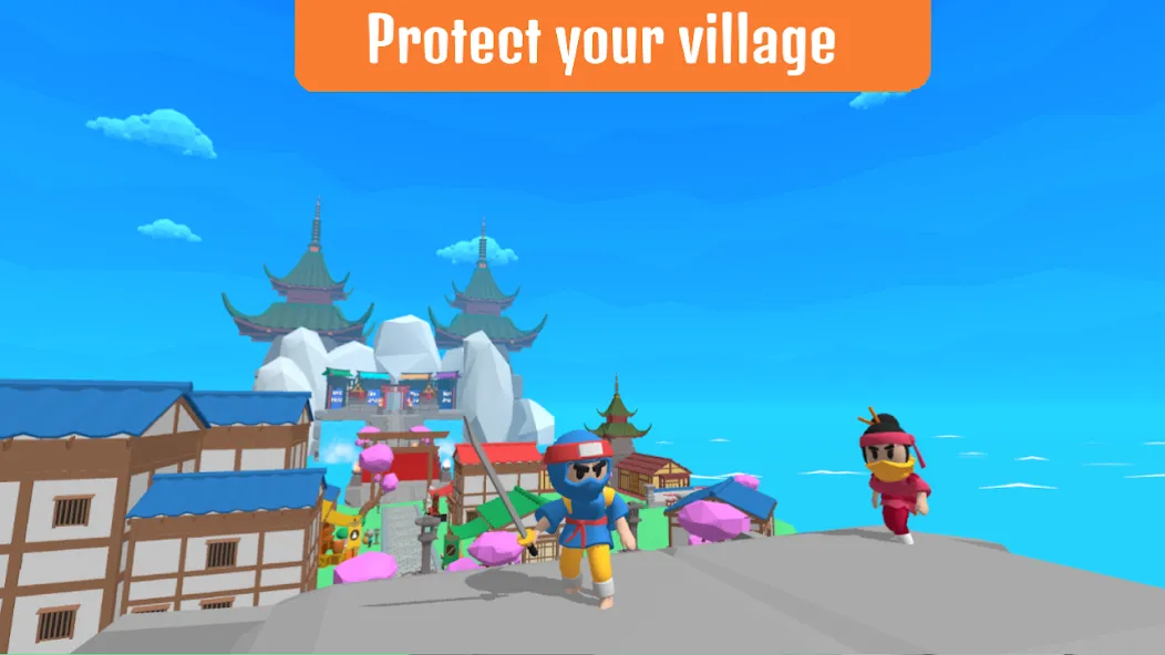 Ninja World Adventure — Мод: Много денег — скриншот 4