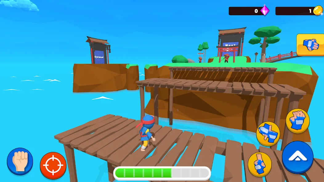 Ninja World Adventure — Мод: Много денег — скриншот 5