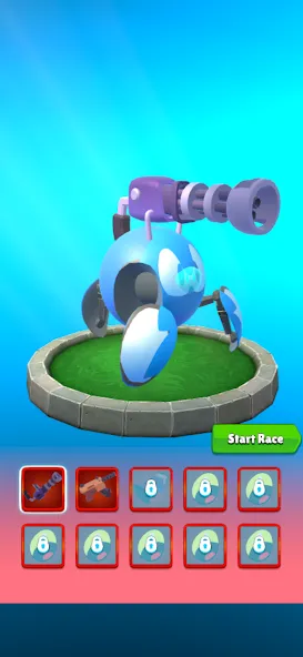 Pocket Robot Runner MOD APK — Много денег — скриншот 2