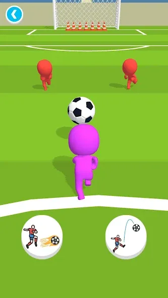 Скачать Soccer Runner MOD APK — Много денег — скриншот 1