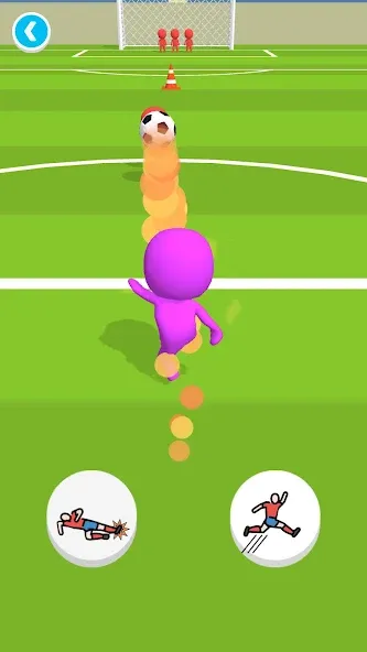 Скачать Soccer Runner MOD APK — Много денег — скриншот 2