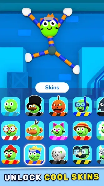 Stretch Guy MOD APK на Android — Все скины разблокированы — скриншот 3 Stretch Guy MOD APK на Android — Все скины разблокированы — скриншот 3