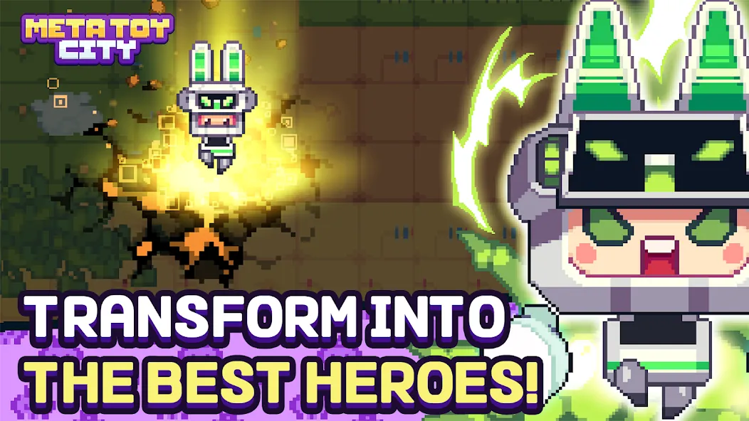 HeroZ & ToyZ : Meta Toy City MOD APK — Много денег и кристаллов — скриншот 2 HeroZ & ToyZ : Meta Toy City MOD APK — Много денег и кристаллов — скриншот 2