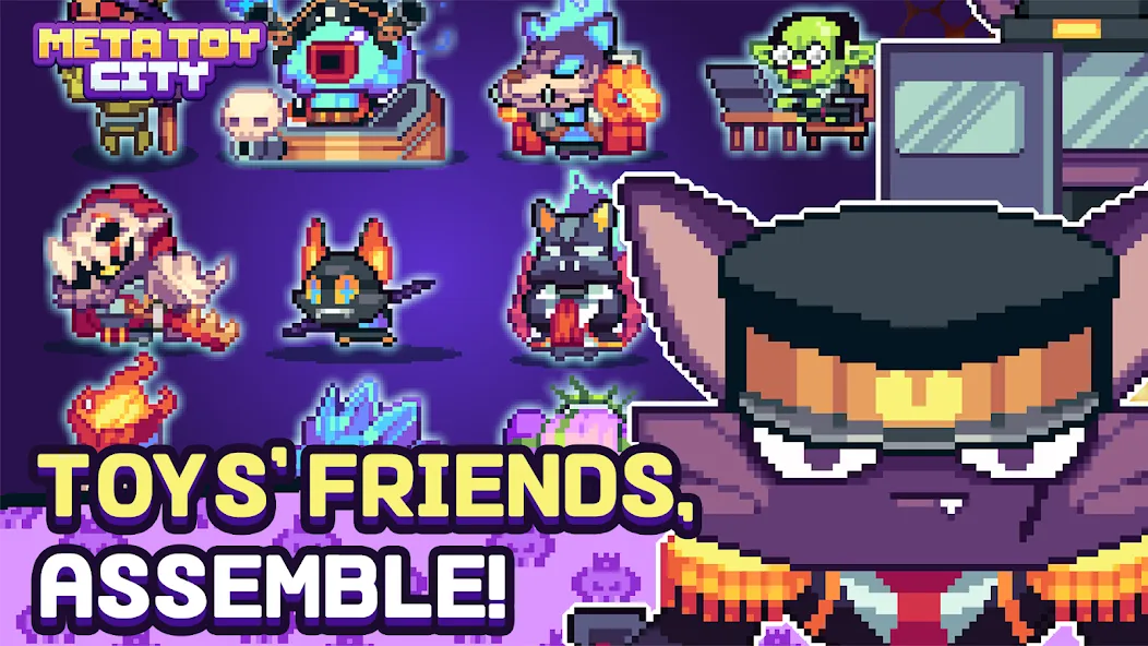 HeroZ & ToyZ : Meta Toy City MOD APK — Много денег и кристаллов — скриншот 3 HeroZ & ToyZ : Meta Toy City MOD APK — Много денег и кристаллов — скриншот 3