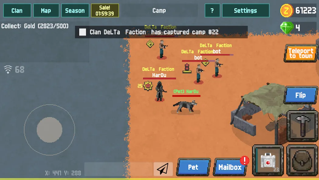 Скачать Zombix Online — Модификация Много денег и бессмертие — скриншот 4