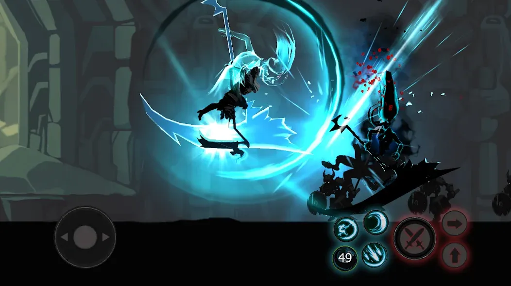 Shadow of Death: Offline Games — Взломанная версия (Много денег и кристаллов) — скриншот 2 Shadow of Death: Offline Games — Взломанная версия (Много денег и кристаллов) — скриншот 2