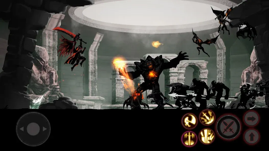 Shadow of Death: Offline Games — Взломанная версия (Много денег и кристаллов) — скриншот 5