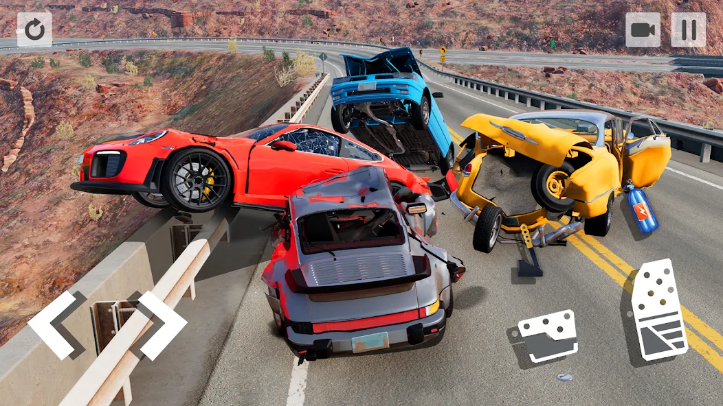 Car Crash Game на Андроид — Мод Много денег — скриншот 1 Car Crash Game на Андроид — Мод Много денег — скриншот 1