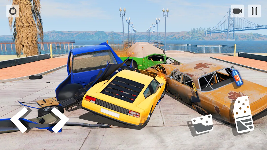 Car Crash Game на Андроид — Мод Много денег — скриншот 3 Car Crash Game на Андроид — Мод Много денег — скриншот 3