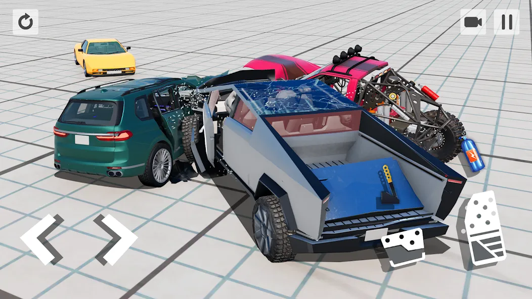 Car Crash Game на Андроид — Мод Много денег — скриншот 4 Car Crash Game на Андроид — Мод Много денег — скриншот 4