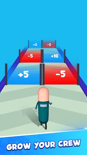 Скачать взломанную Merge Master: Monster Run 3D — Много денег — скриншот 1