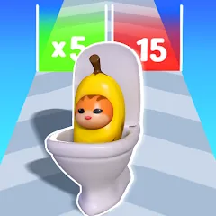 Скачать взломанную Merge Master: Monster Run 3D — Много денег