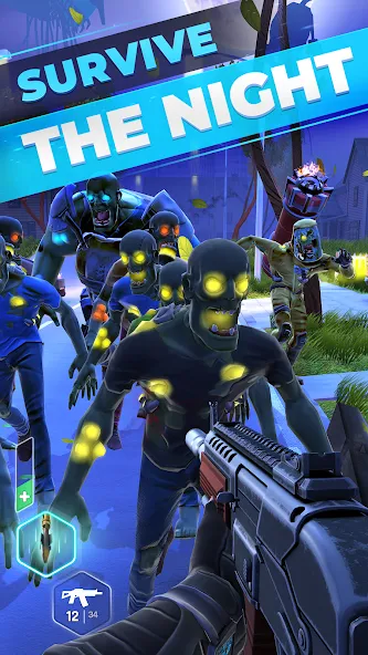Zombie Horde: Heroes FPS & RPG (Мод Много денег и патронов) — скриншот 4