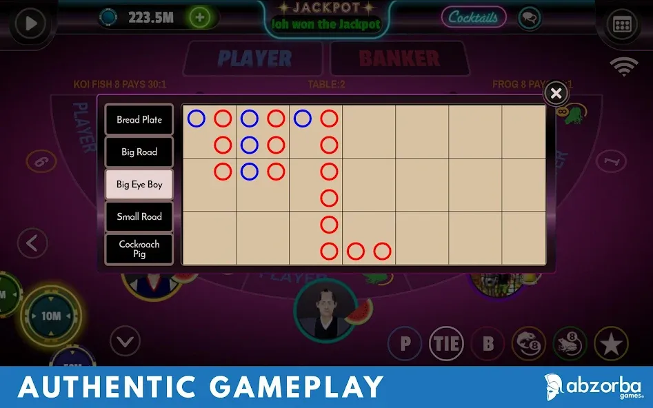 Baccarat — Взломанная версия (Много денег) — скриншот 4