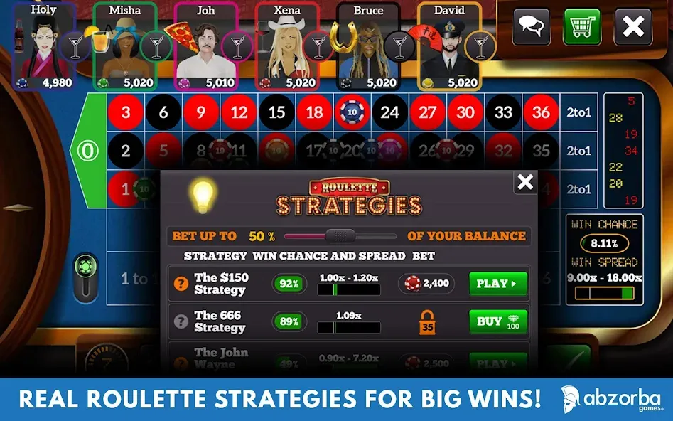 Скачать взлом Roulette Live Casino Tables на Андроид — Много денег — скриншот 2 Скачать взлом Roulette Live Casino Tables на Андроид — Много денег — скриншот 2