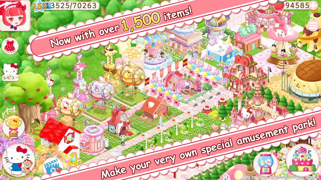 HelloKittyWorld2 Sanrio Kawaii MOD APK — Много денег и алмазов — скриншот 2 HelloKittyWorld2 Sanrio Kawaii MOD APK — Много денег и алмазов — скриншот 2