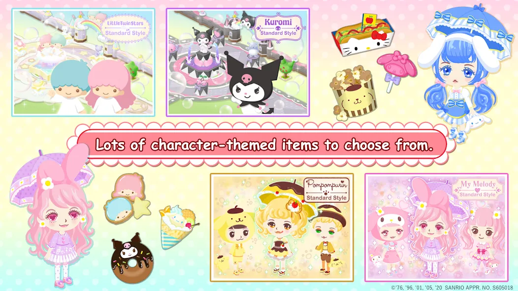HelloKittyWorld2 Sanrio Kawaii MOD APK — Много денег и алмазов — скриншот 4 HelloKittyWorld2 Sanrio Kawaii MOD APK — Много денег и алмазов — скриншот 4