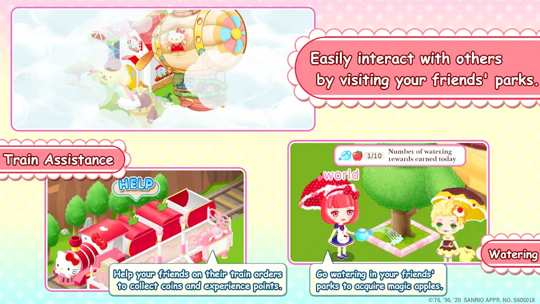 HelloKittyWorld2 Sanrio Kawaii MOD APK — Много денег и алмазов — скриншот 5