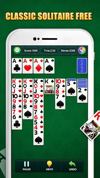 Скачать Solitaire Puzzle : Card Jigsaw — Модификация Много денег — скриншот 1