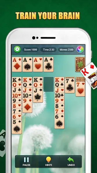 Скачать Solitaire Puzzle : Card Jigsaw — Модификация Много денег — скриншот 3
