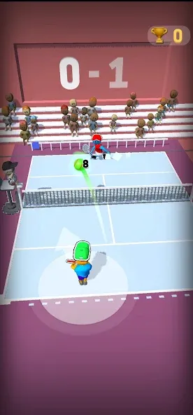 Скачать Deuce Hit! (Tennis) на телефон — Много денег — скриншот 1