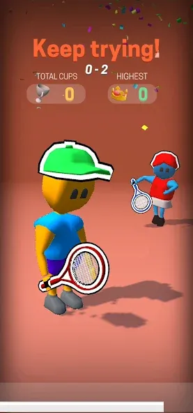 Скачать Deuce Hit! (Tennis) на телефон — Много денег — скриншот 2