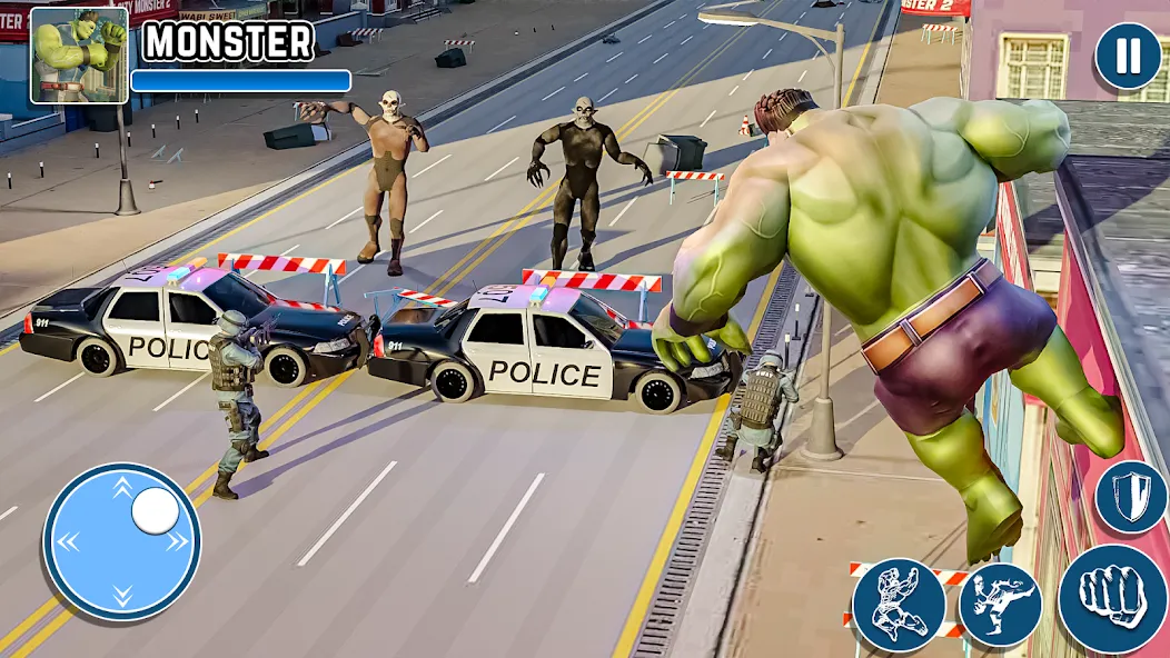 Скачать Black Monster Hero City Battle на Android — Много денег и бессмертие — скриншот 1 Скачать Black Monster Hero City Battle на Android — Много денег и бессмертие — скриншот 1