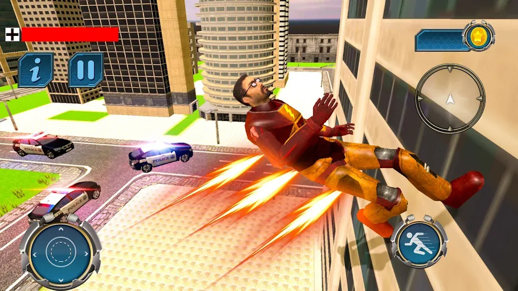 Скачать Light Superhero Speed Hero с модом — Много денег — скриншот 1