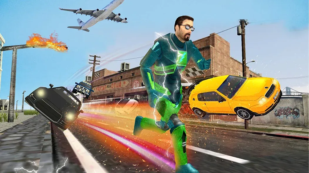 Скачать Light Superhero Speed Hero с модом — Много денег — скриншот 2